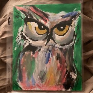 Owl painting